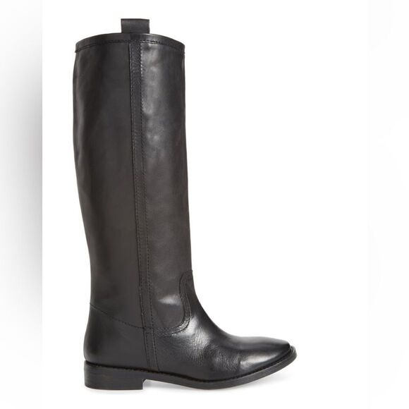 NWT Seychelles Drama Black Leather Knee High Riding Boots 6 - Picture 3 of 10